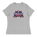 Camiseta relajada para mujer del proyecto de hockey americano