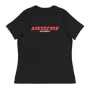 Haverford Men's Lacrosse Women's Relaxed T-Shirt-black