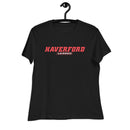 Haverford Men's Lacrosse Women's Relaxed T-Shirt-black
