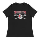 Camiseta relajada de lacrosse de Souderton para mujer