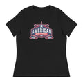 Camiseta relajada para mujer del proyecto de hockey americano