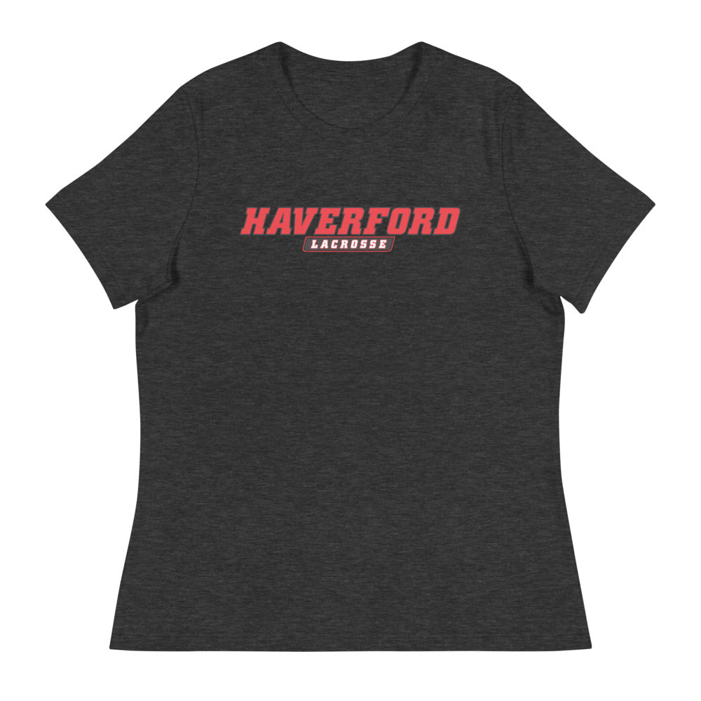 Haverford Men's Lacrosse Women's Relaxed T-Shirt