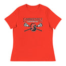 Camiseta relajada de lacrosse de Souderton para mujer