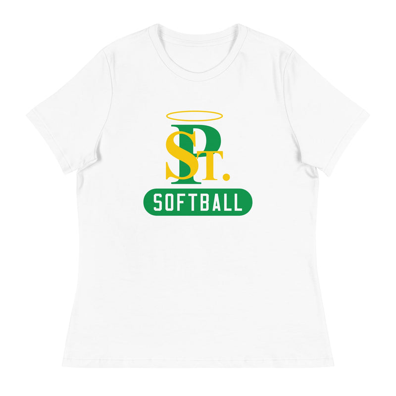 Camiseta relajada de softbol para mujer de SPCYO