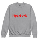 Fire4One Youth crewneck sweatshirt
