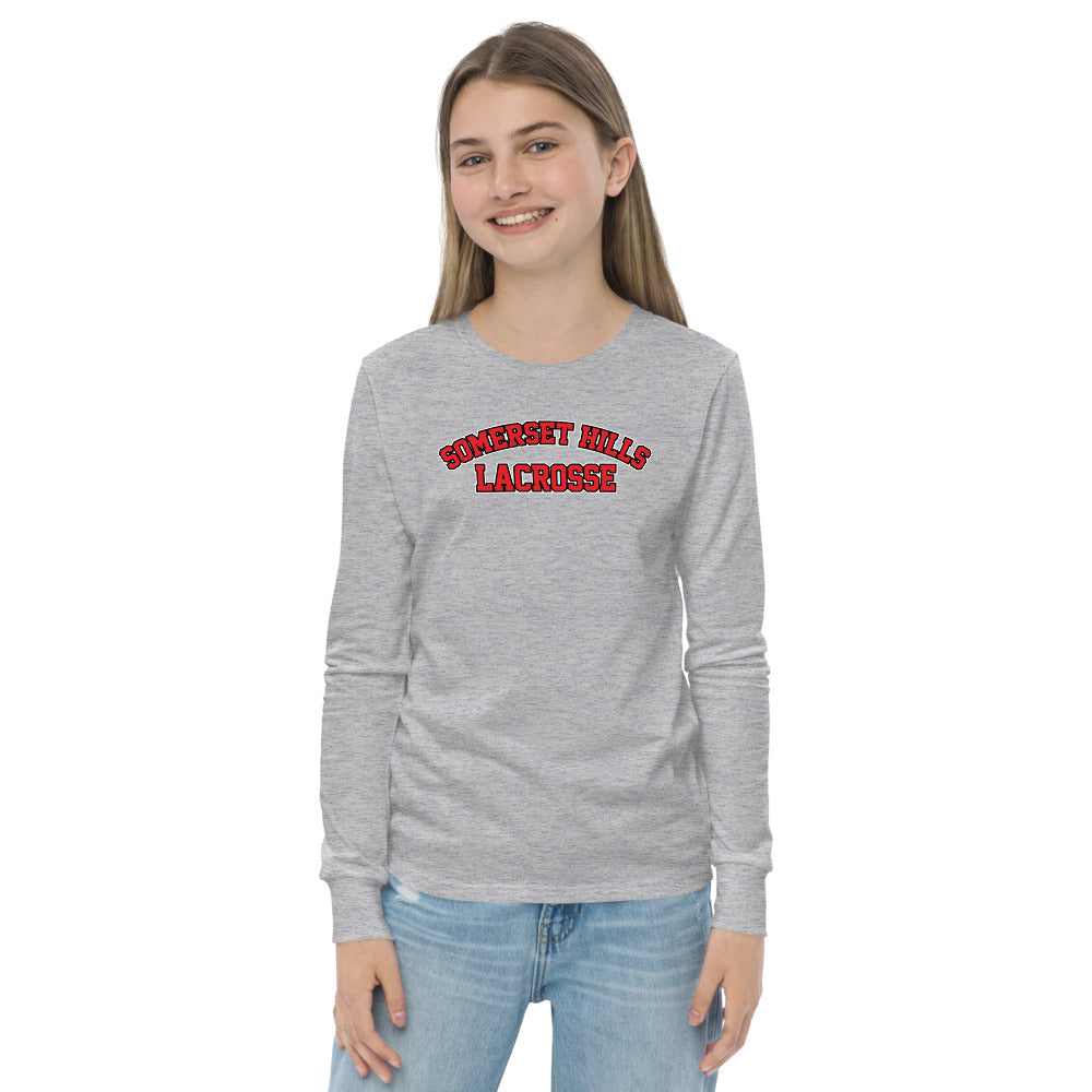 Somerset Hills Lacrosse Club Youth long sleeve tee