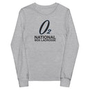 O2 Box Lacrosse Grey Youth long sleeve tee