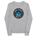 Camiseta de manga larga para jóvenes de lacrosse de NJ Heat
