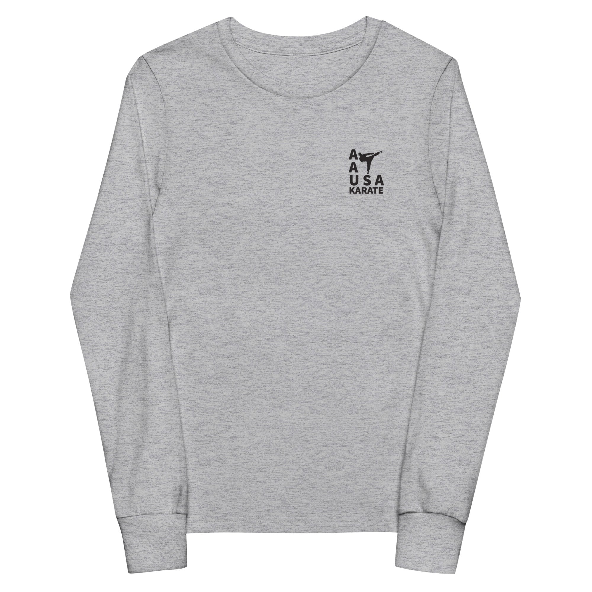 AAU Karate Youth long sleeve tee v2