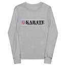 AAU Karate Youth long sleeve tee v1