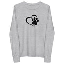 Dog Paws Youth long sleeve tee