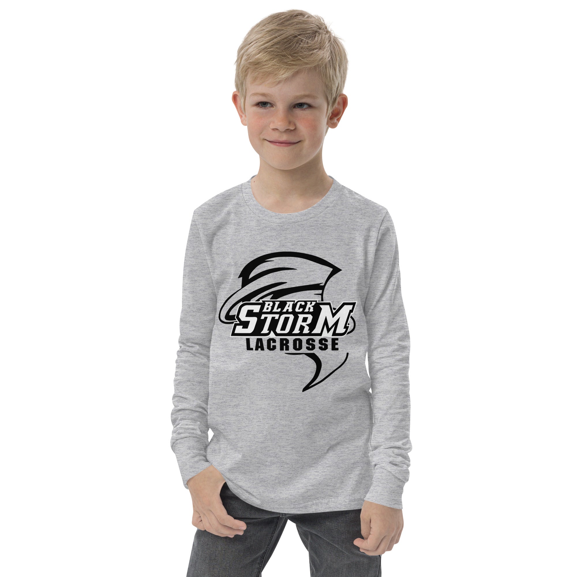 Camiseta juvenil de manga larga Black Storm