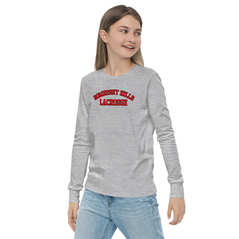 Somerset Hills Lacrosse Club Youth long sleeve tee