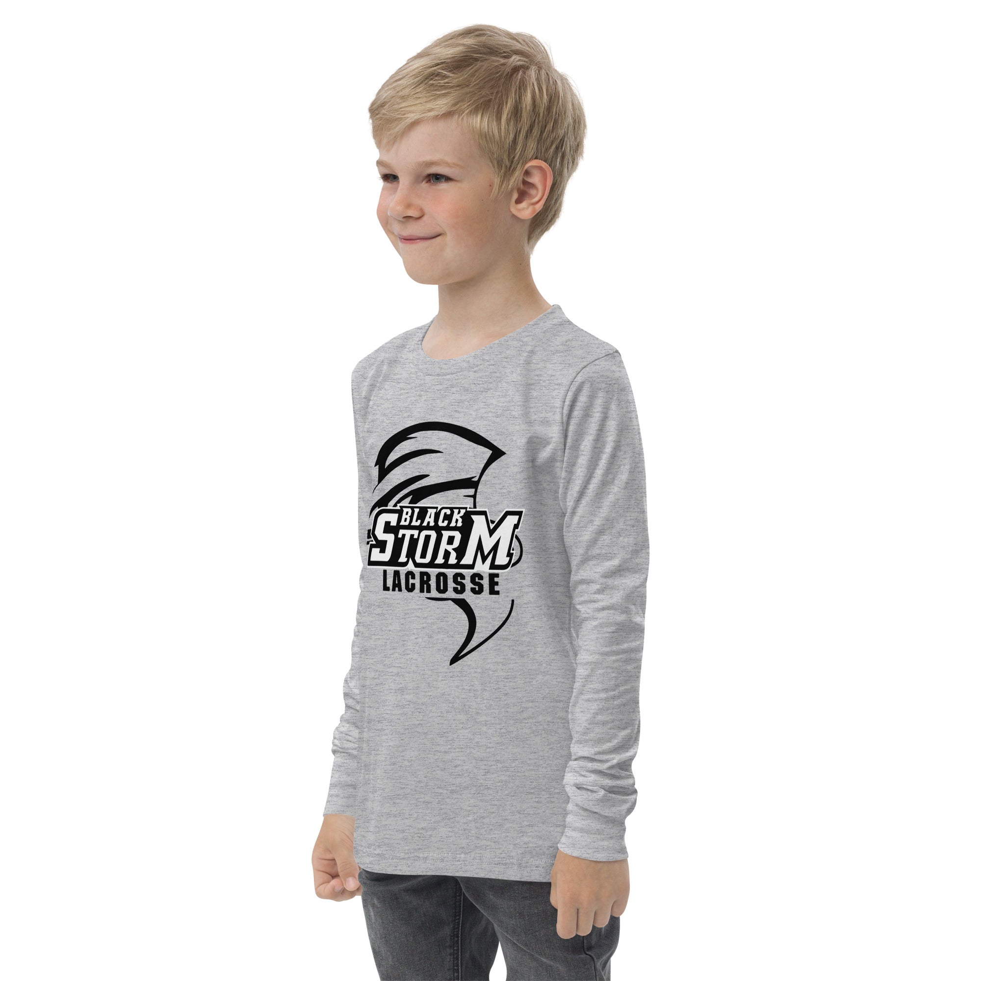 Camiseta juvenil de manga larga Black Storm