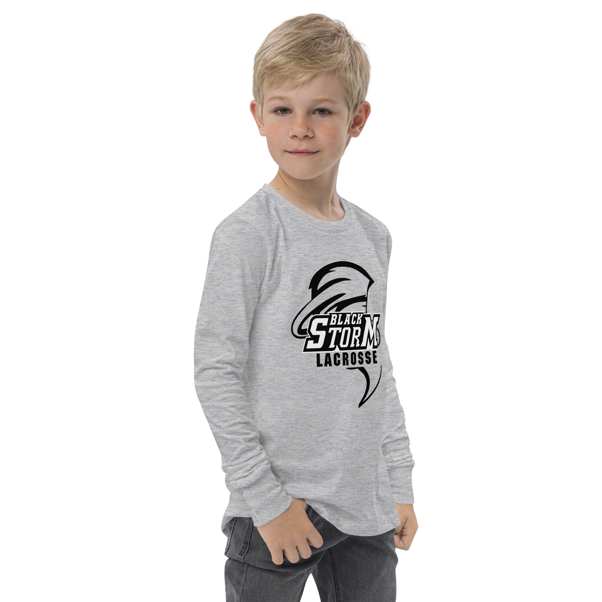 Camiseta juvenil de manga larga Black Storm