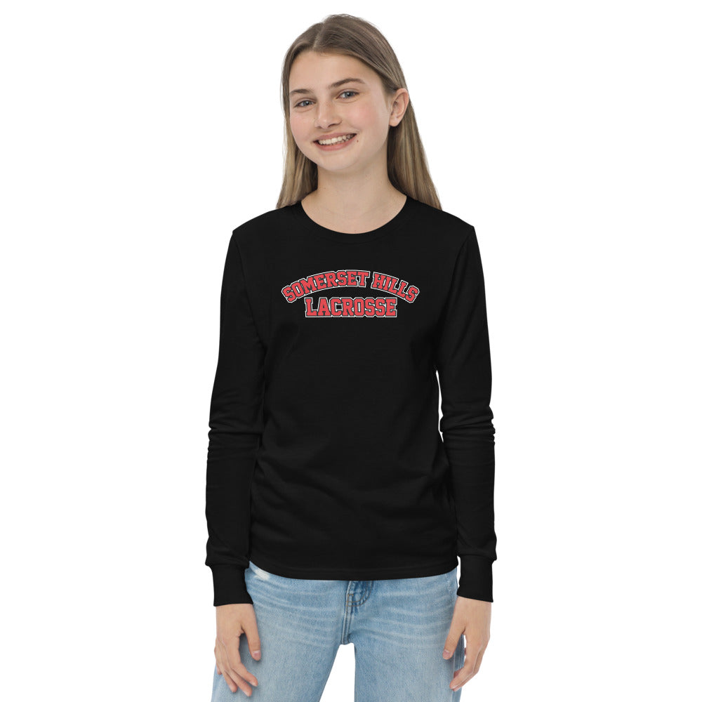 Somerset Hills Lacrosse Club Youth long sleeve tee