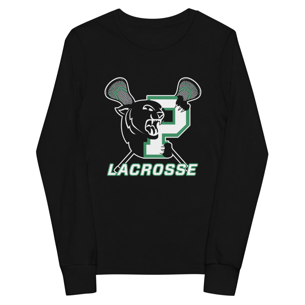 Palmer Panthers Youth long sleeve tee-black