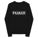 AAU Karate Youth long sleeve tee v1