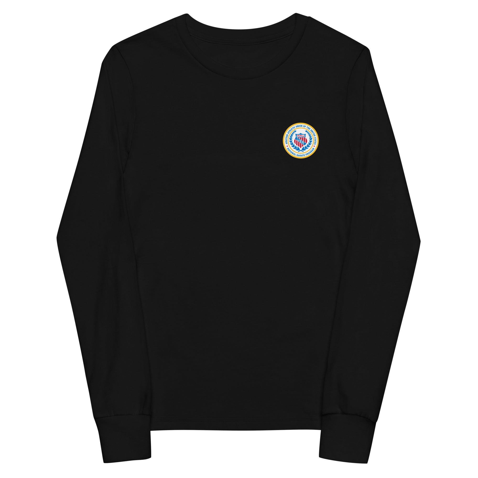 AAU Karate Youth long sleeve tee v6