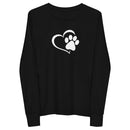 Dog Paws Youth long sleeve tee