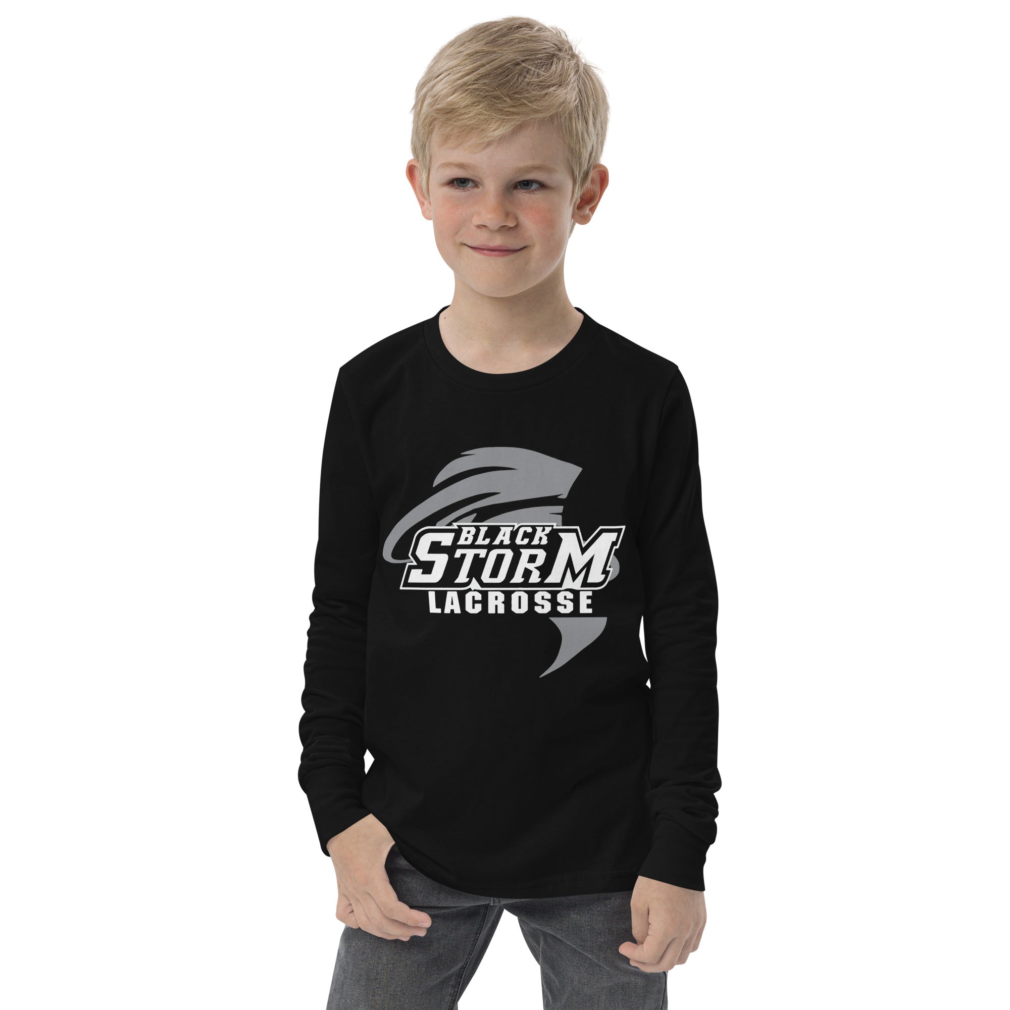 Camiseta juvenil de manga larga Black Storm