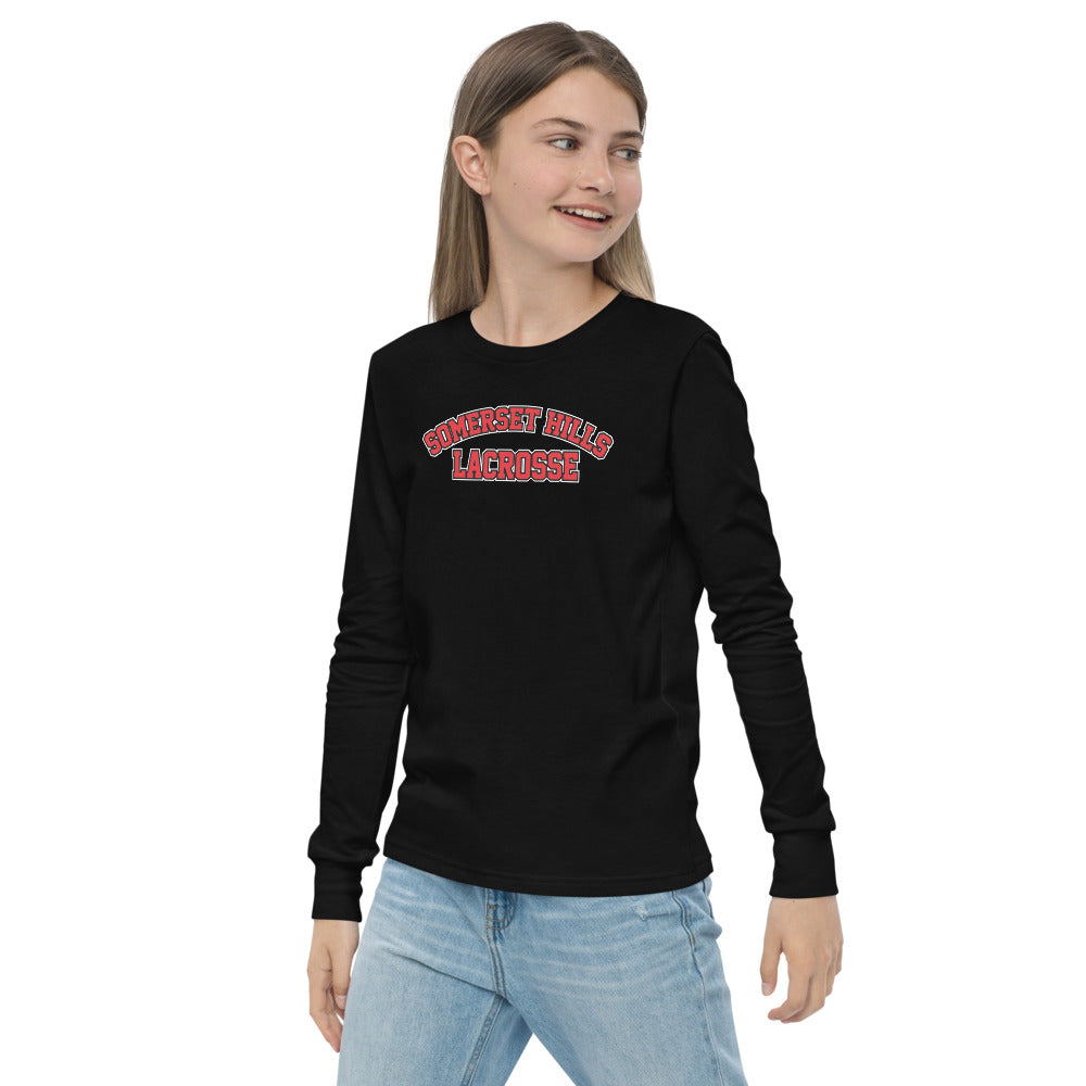 Somerset Hills Lacrosse Club Youth long sleeve tee