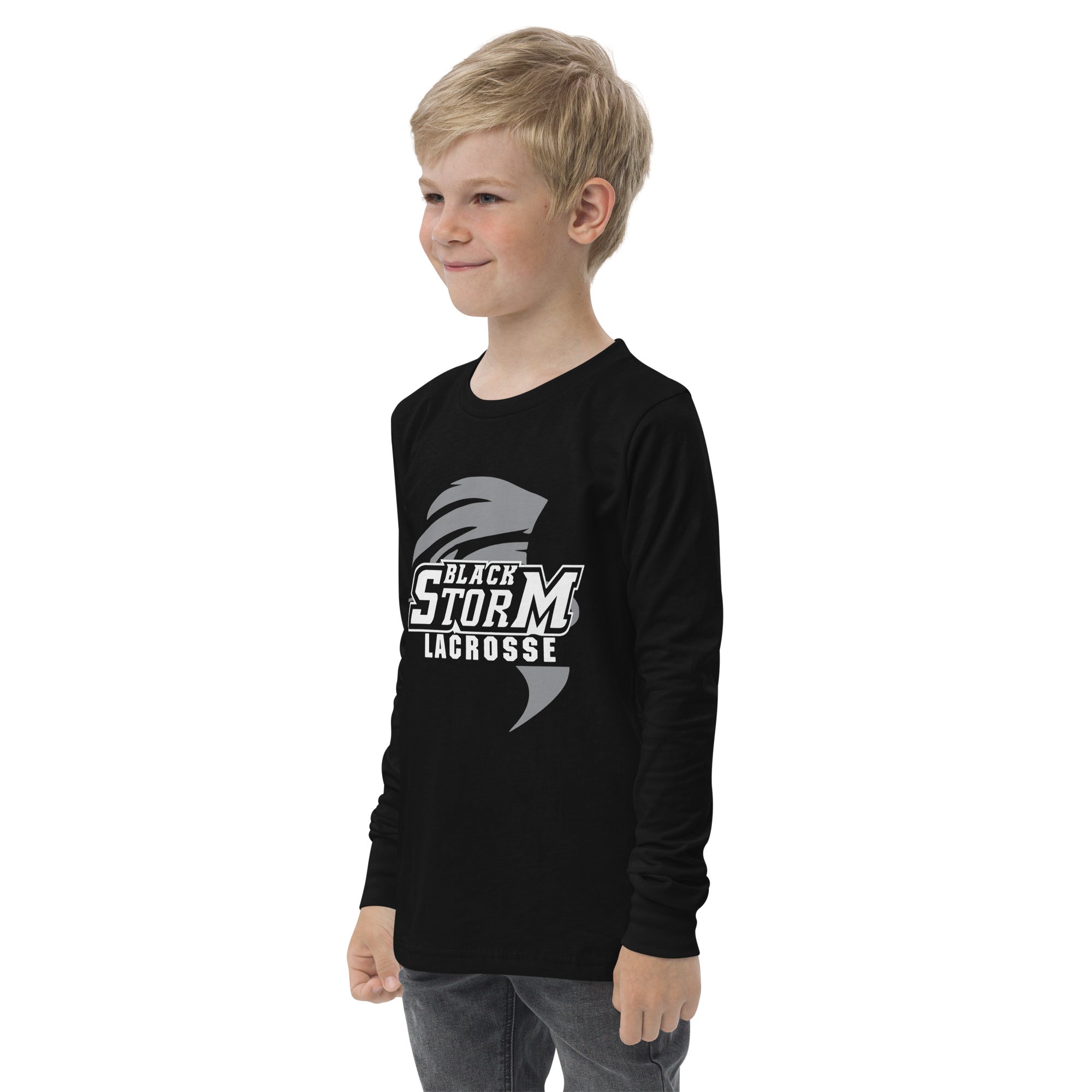 Camiseta juvenil de manga larga Black Storm