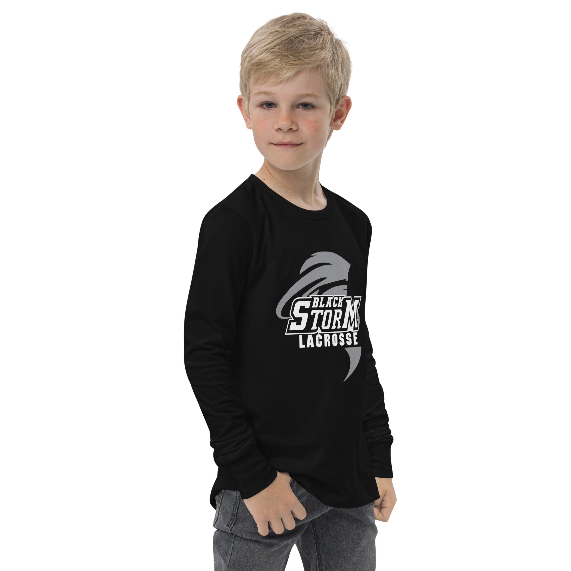 Camiseta juvenil de manga larga Black Storm
