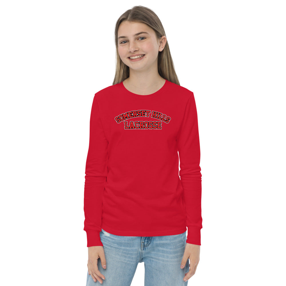 Somerset Hills Lacrosse Club Youth long sleeve tee
