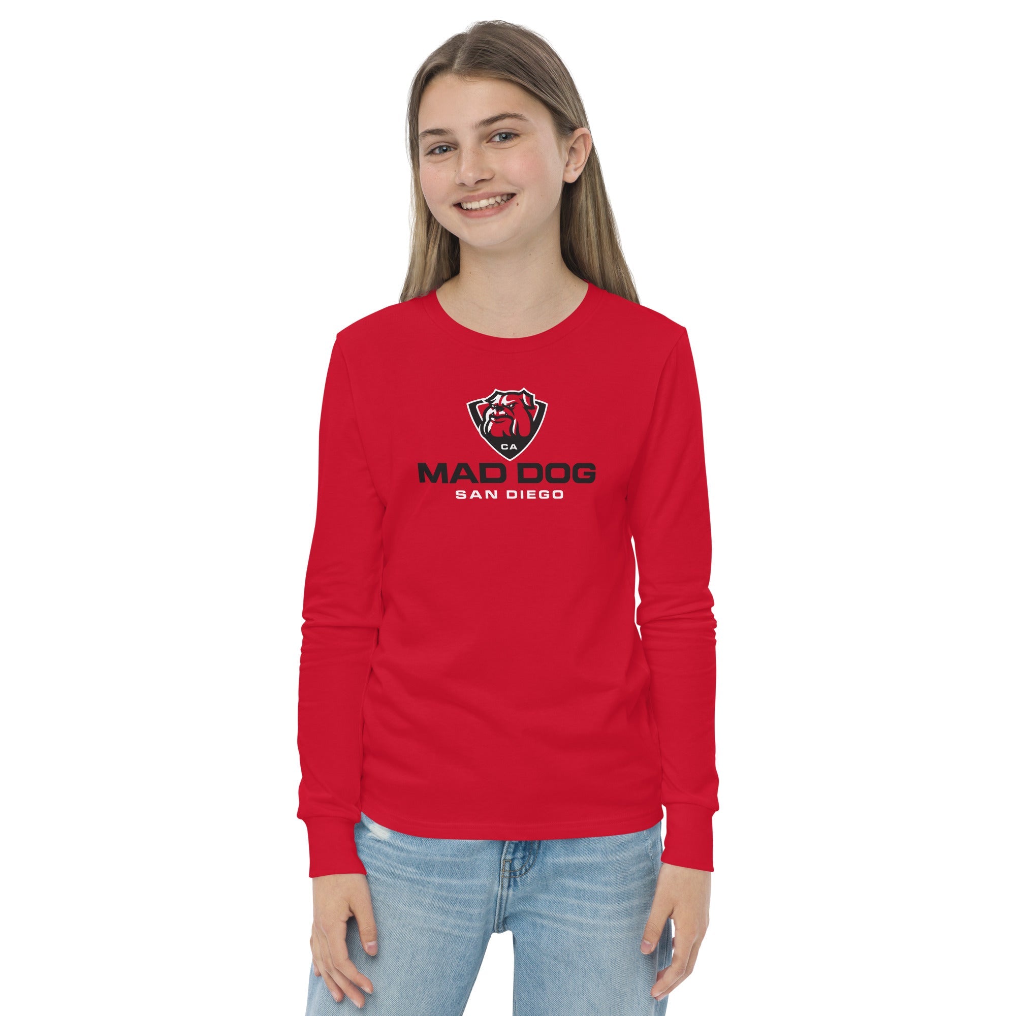 MD SD Youth long sleeve tee