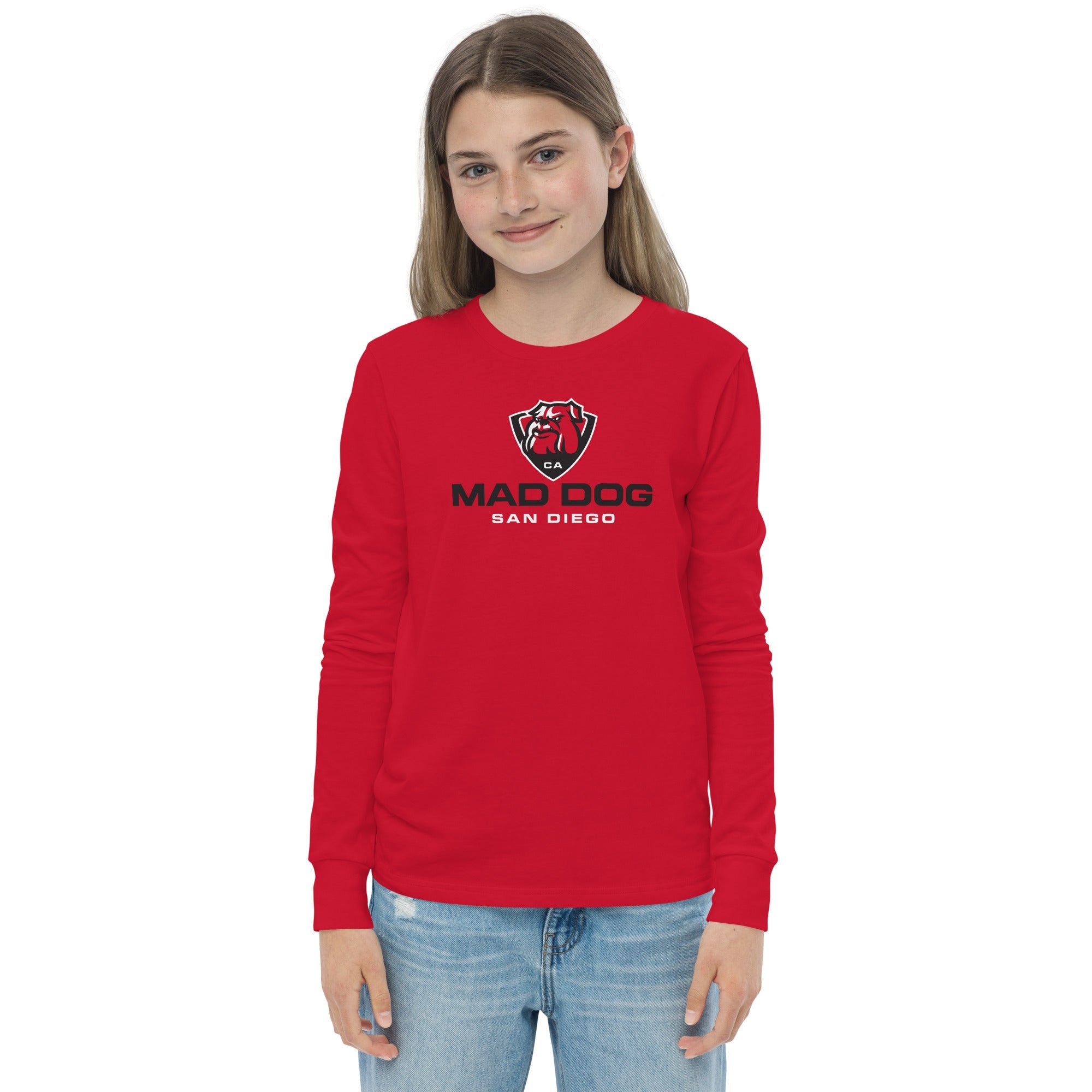 MD SD Youth long sleeve tee