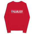 AAU Karate Youth long sleeve tee v1