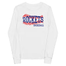 Camiseta juvenil de manga larga de los Rockets Baseball