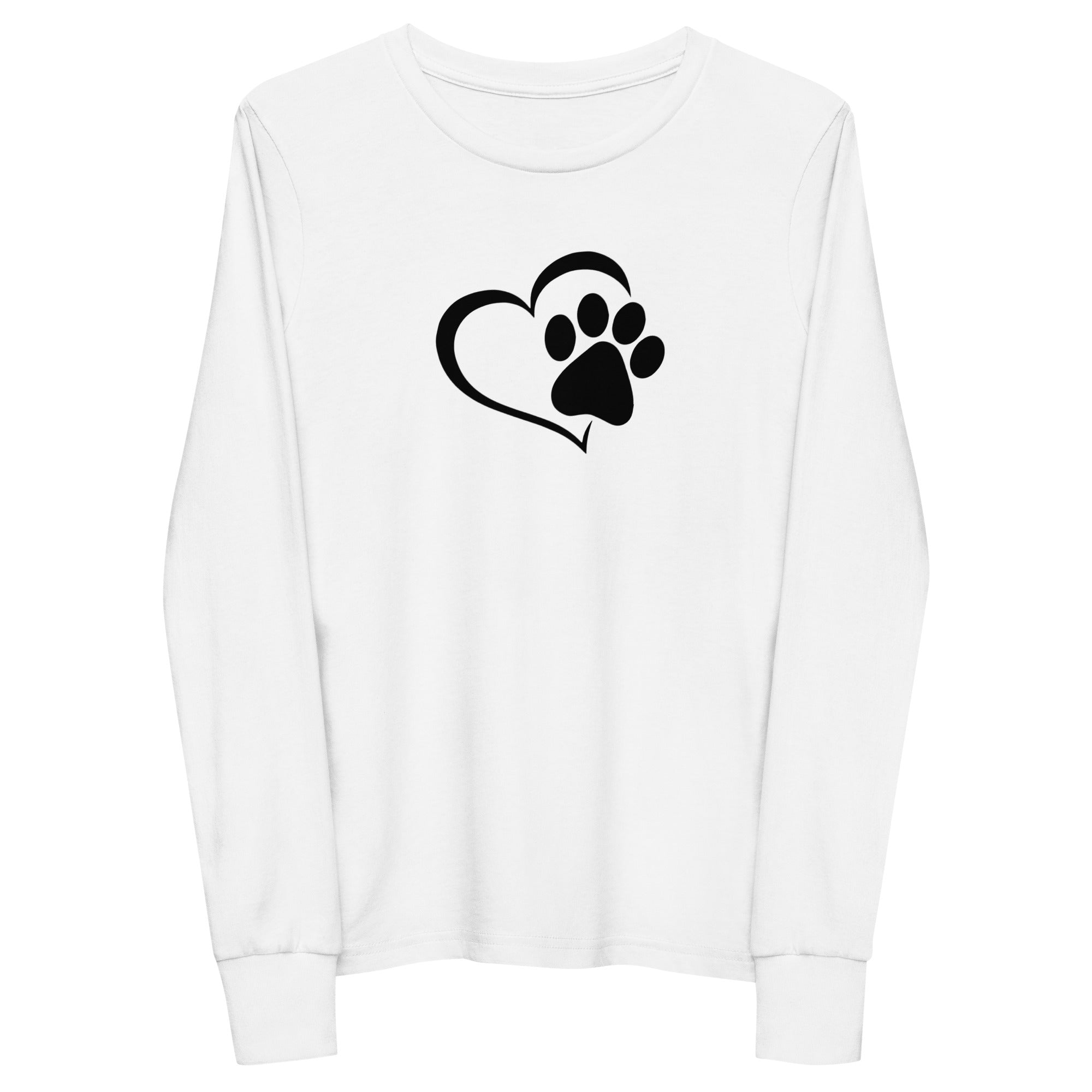 Dog Paws Youth long sleeve tee