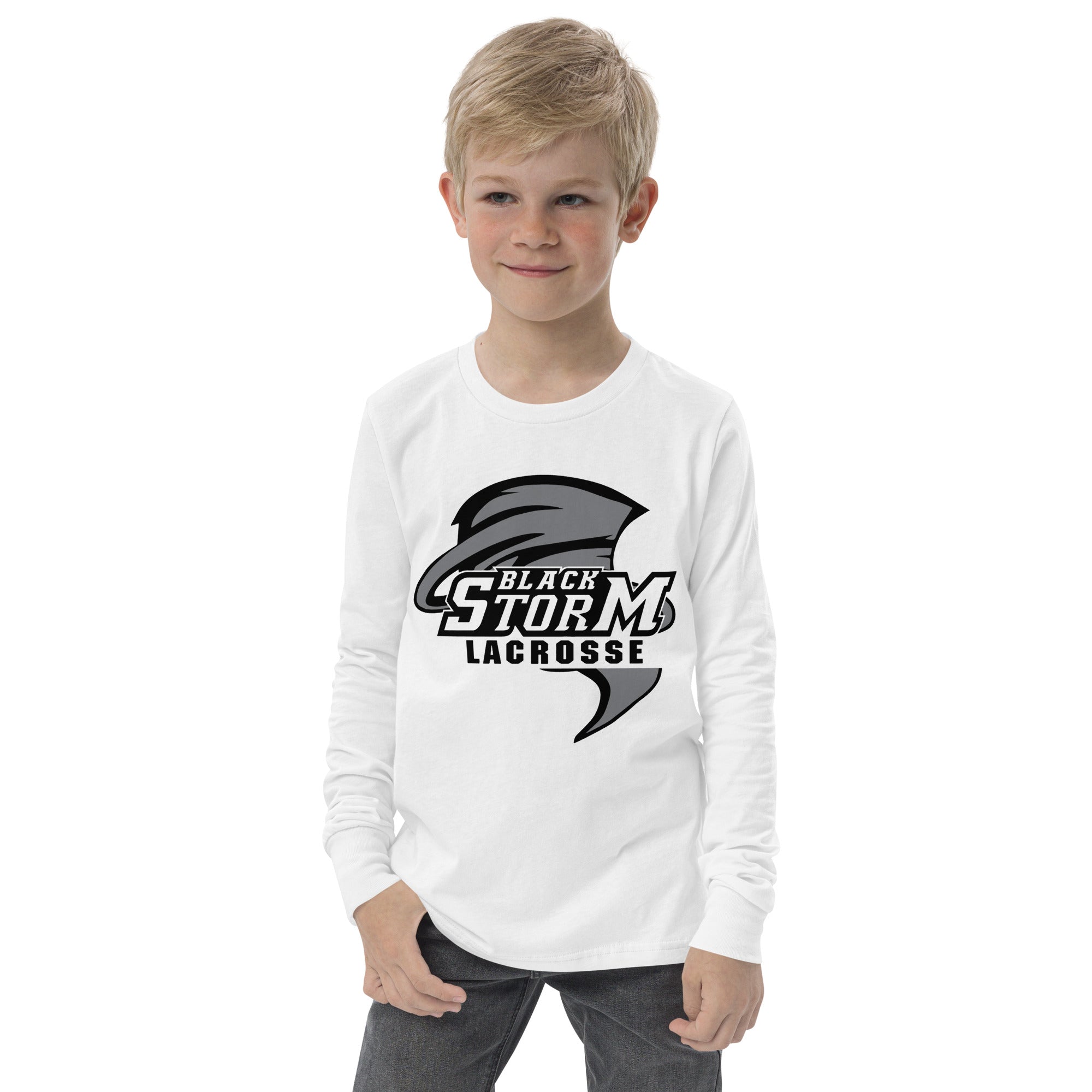 Camiseta juvenil de manga larga Black Storm