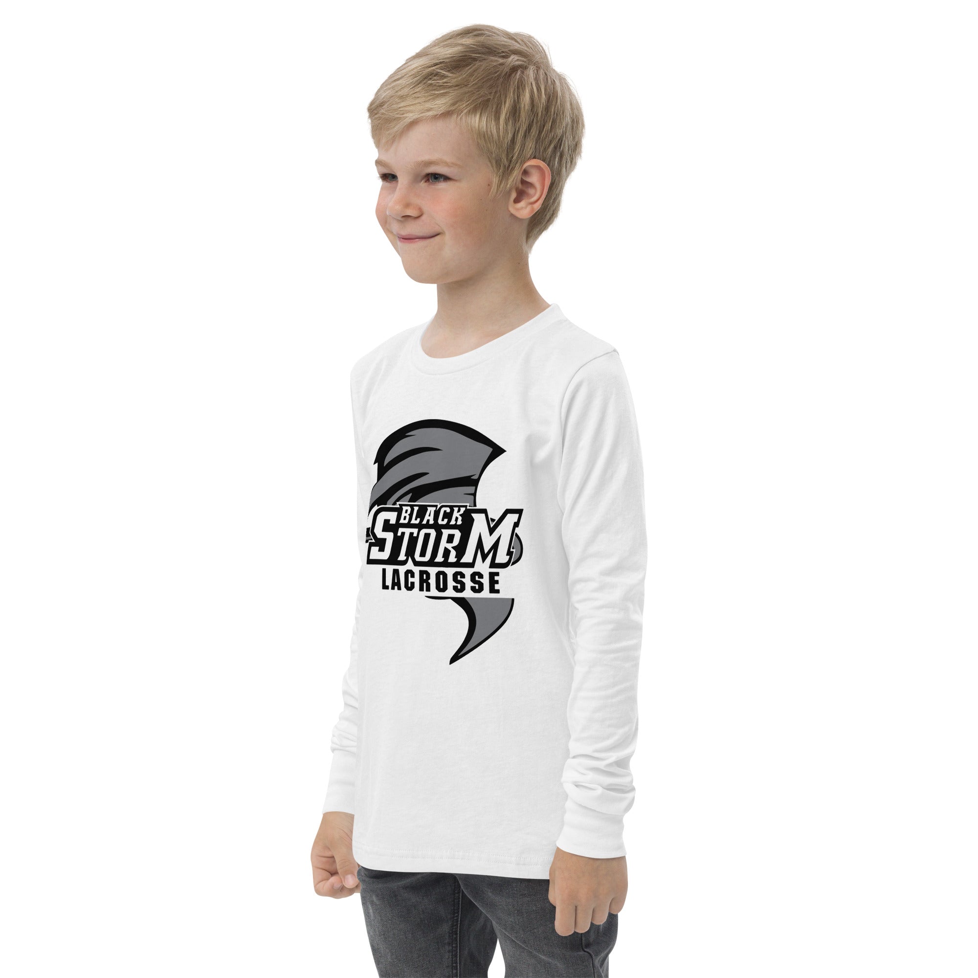 Camiseta juvenil de manga larga Black Storm