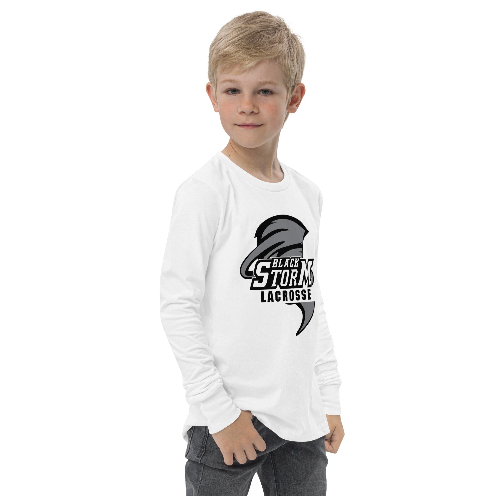 Camiseta juvenil de manga larga Black Storm