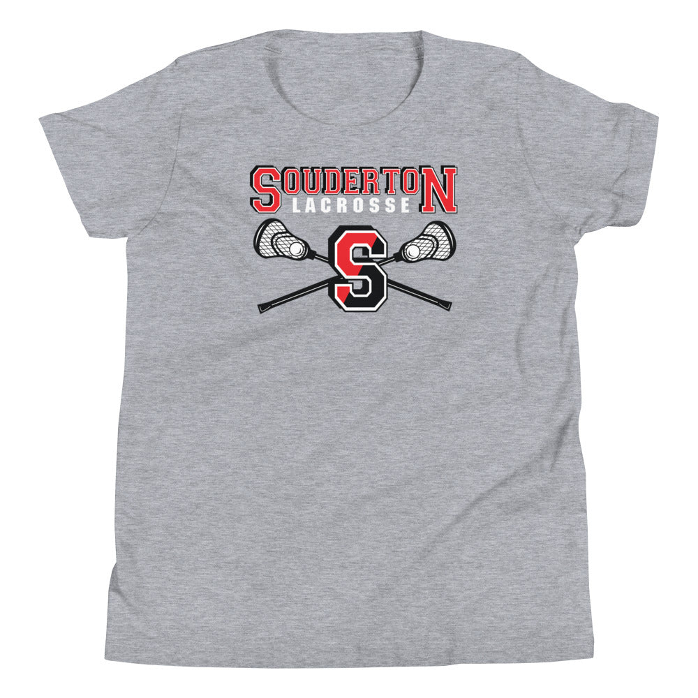 Camiseta de manga corta juvenil de lacrosse de Souderton