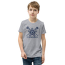 Camiseta de manga corta juvenil de lacrosse de la USSS