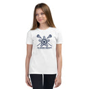 Camiseta de manga corta juvenil de lacrosse de la USSS