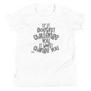 Camiseta de manga corta juvenil MGC Si no te desafía