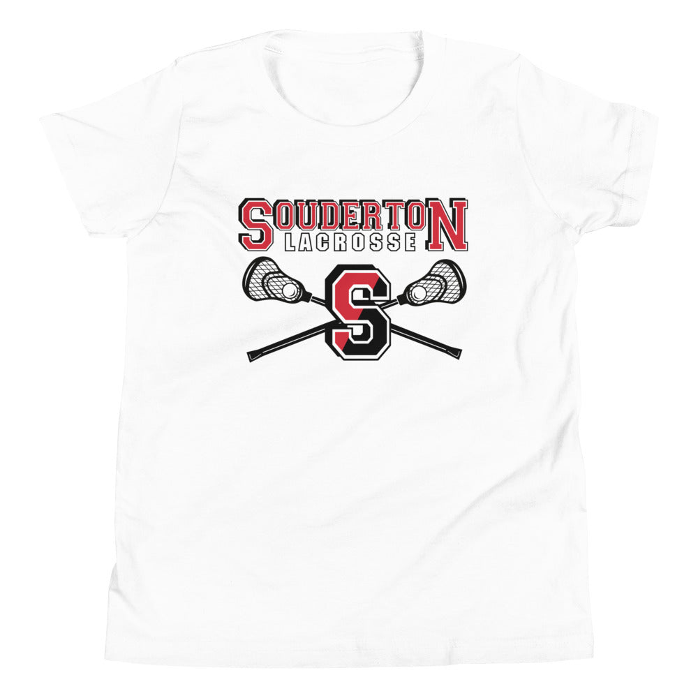 Camiseta de manga corta juvenil de lacrosse de Souderton