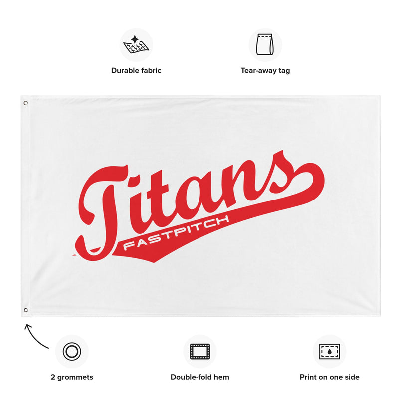 Titans Fastpitch Flag