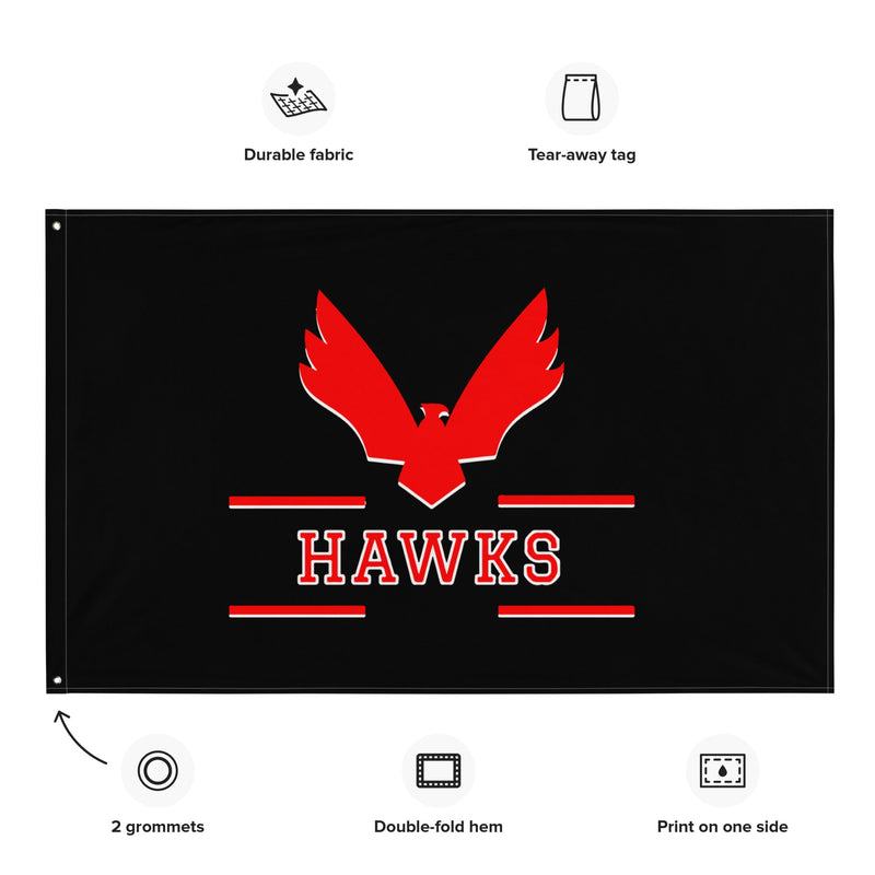 Bandera de los Hawks de HHH