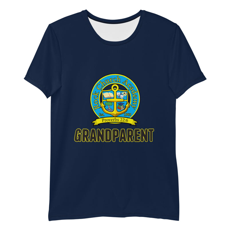 Camiseta deportiva de manga corta de alto rendimiento para hombre RCA GRANDPARENT