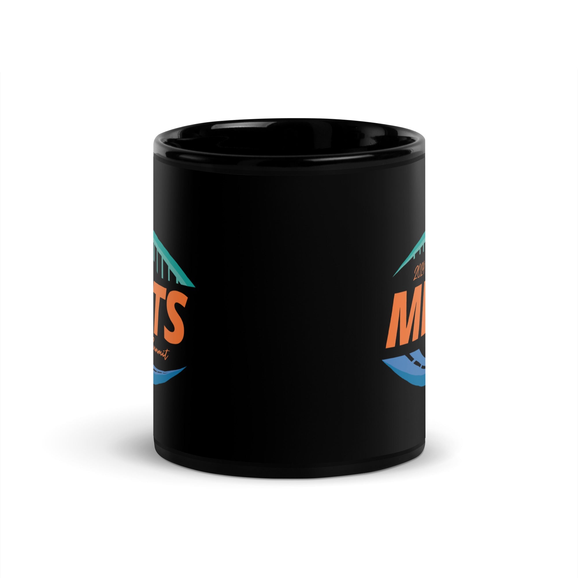 METS Caltrans Black Glossy Mug