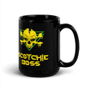 Taza negra brillante Scotchie Boss