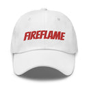Gorra de papá con llama de fuego