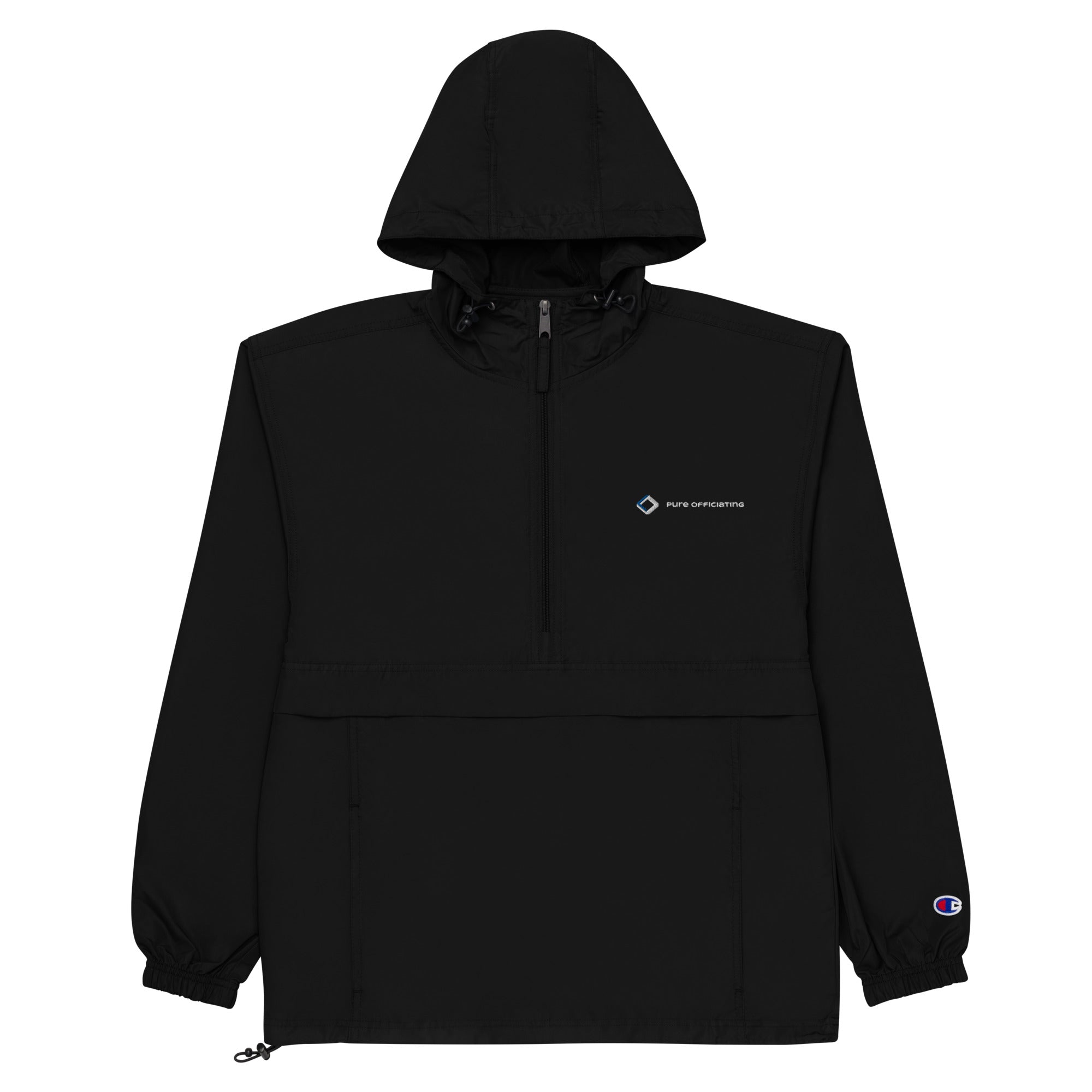 PURE OFFICIATING Embroidered Champion Packable Jacket