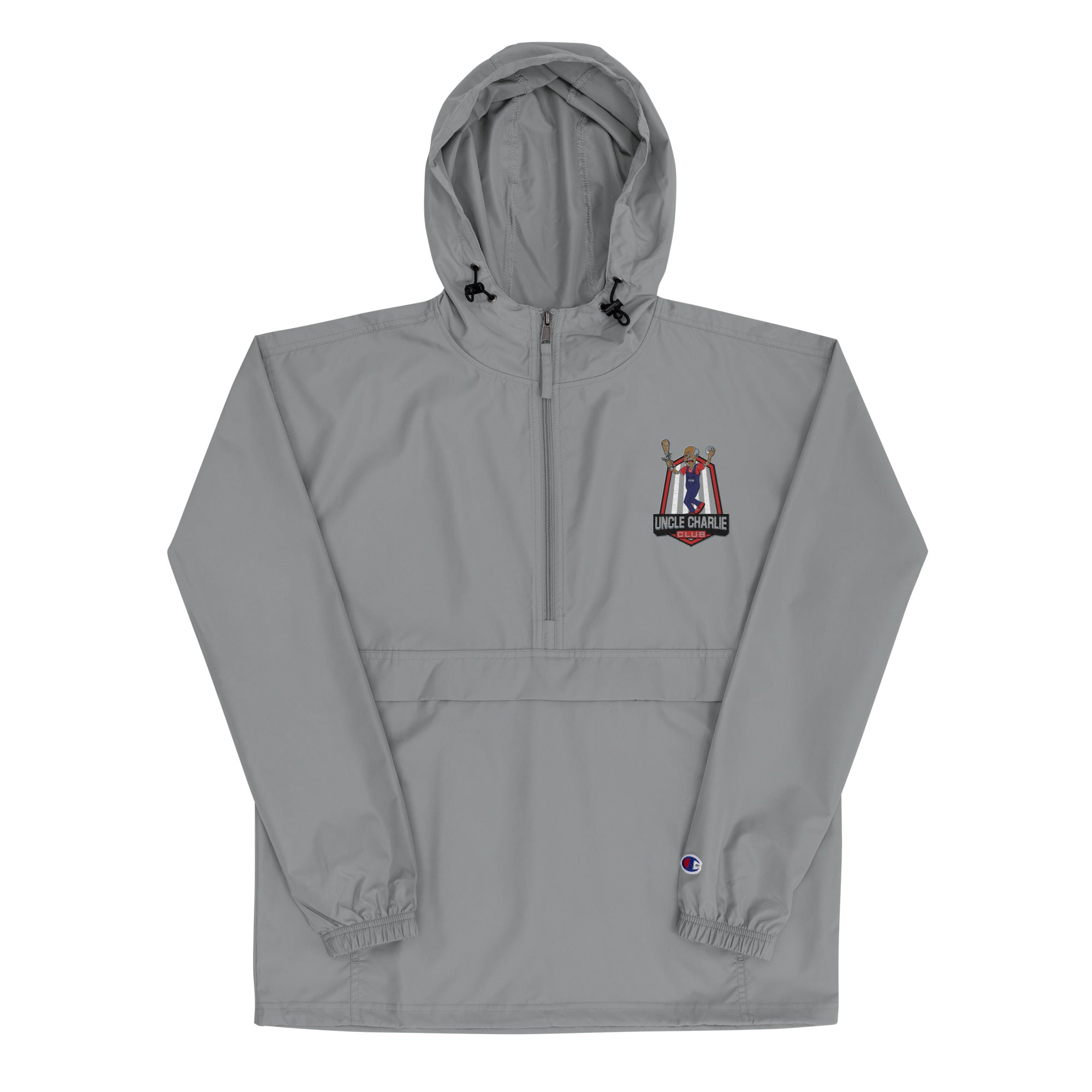 PAB Embroidered Champion Packable Jacket Uncle Charlies Club